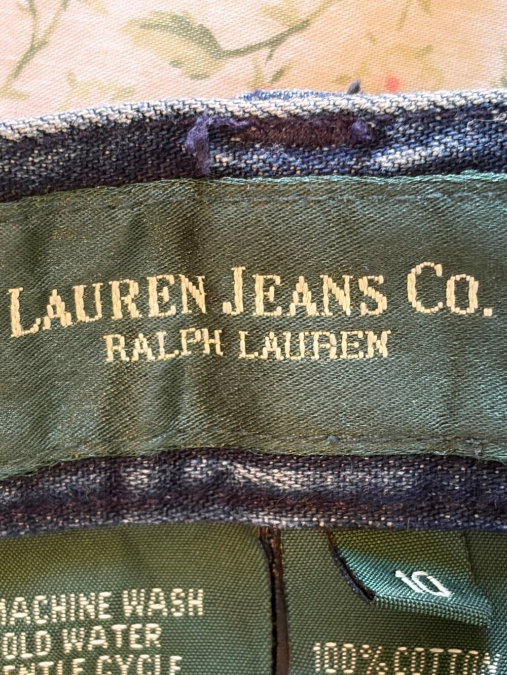 Vintage Lauren Jeans Co Ralph Lauren Denim Maxi Skirt - Picture 10 of 16